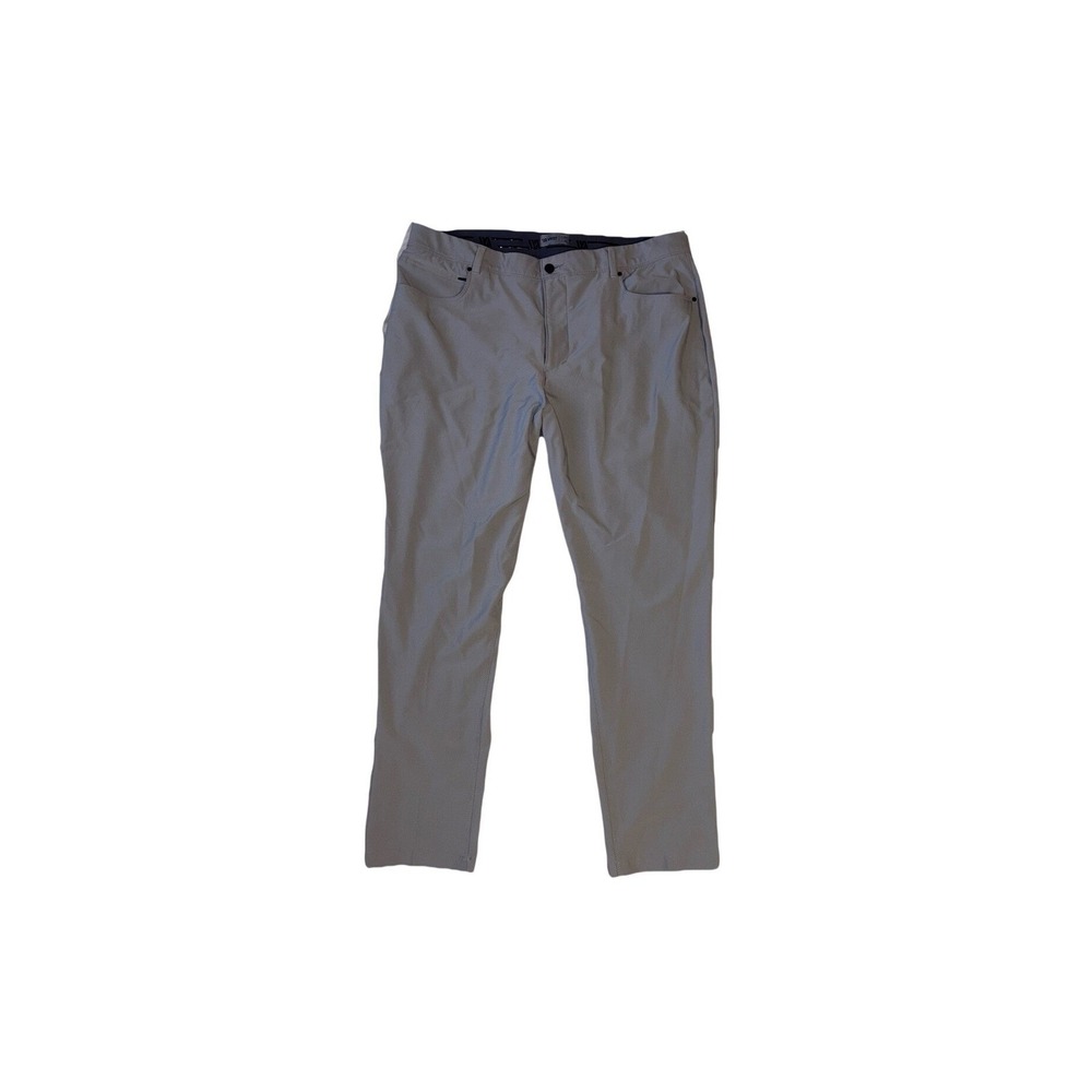 VRST Commuter Pants Mens 40x30 Gray Performance Stretch Golf Chino Trousers